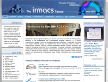 Tablet Screenshot of irmacs.ca